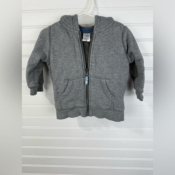 Oshkosh B’gosh/Carhartt/Carter’s 3 piece bundle. Onesies & Jacket Size 12 month. - Picture 8 of 10